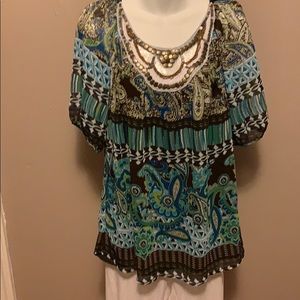 Peacock blouse